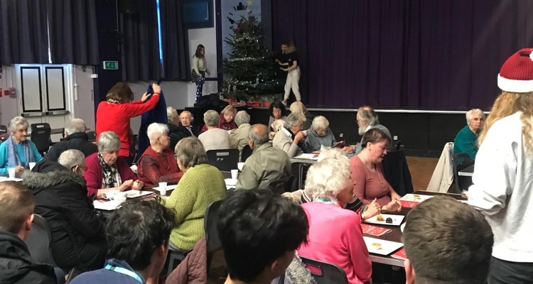 Sixth Form welcome local senior citizens to Christmas celebrations
