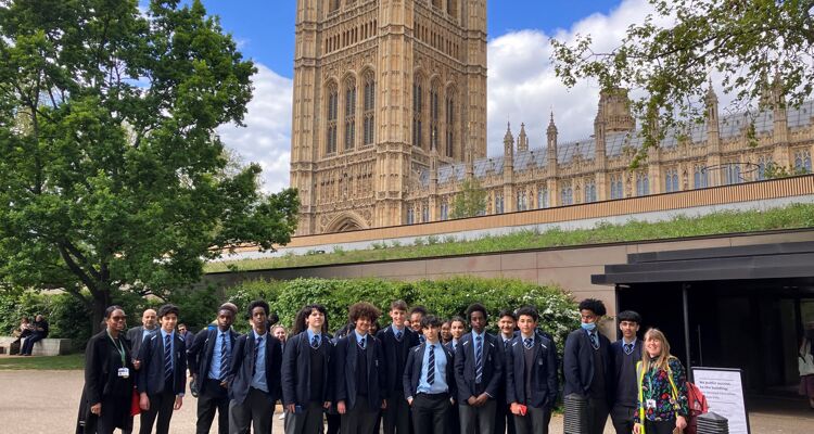 Year 11 GCSE Citizenship  students visit the Houses of Parliament