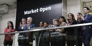 Autumn and Ryan opening the market