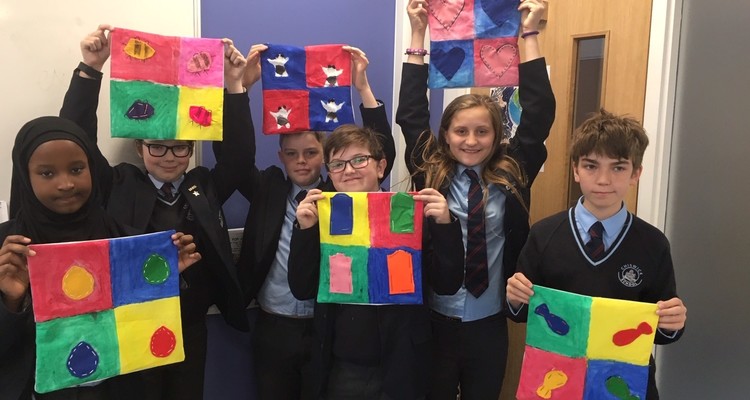 Year 7 Pop Art Cushions