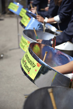 Steel pans