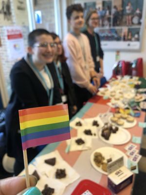 Rainbow alliance bake sale